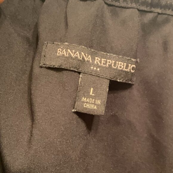 Banana Republic Factory Fit & Flare Skirt Black Size L - Picture 4 of 4